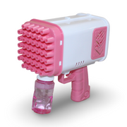 45-Hole Bubble Gun Toy – Pink