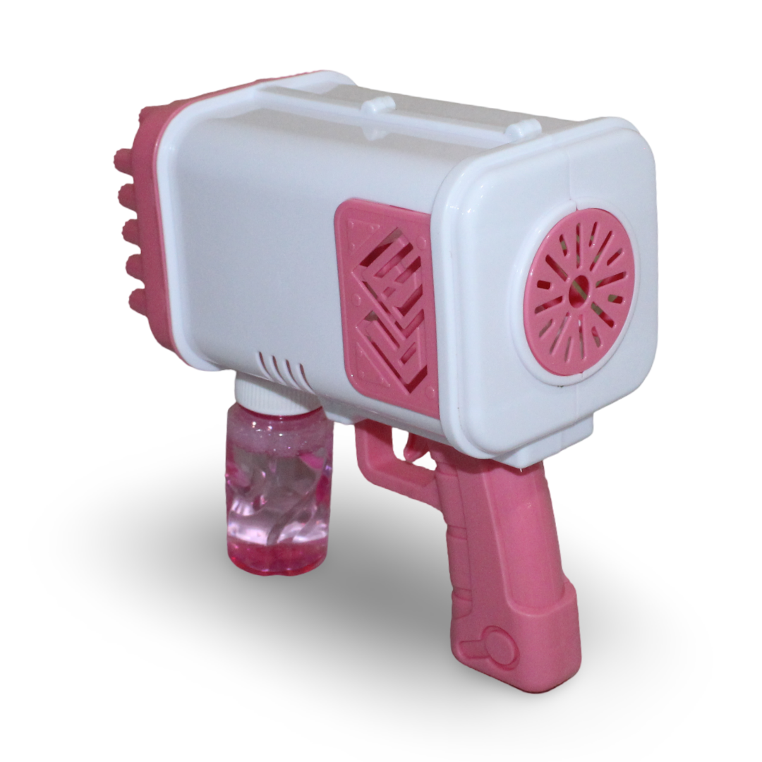 45-Hole Bubble Gun Toy – Pink