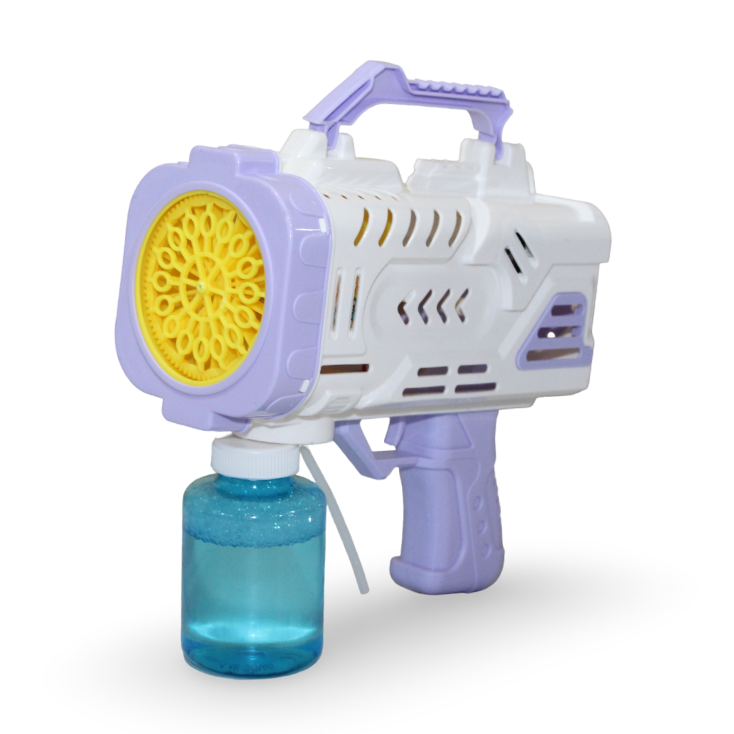 16-Hole Electric Bubble Machine Gun – Purple