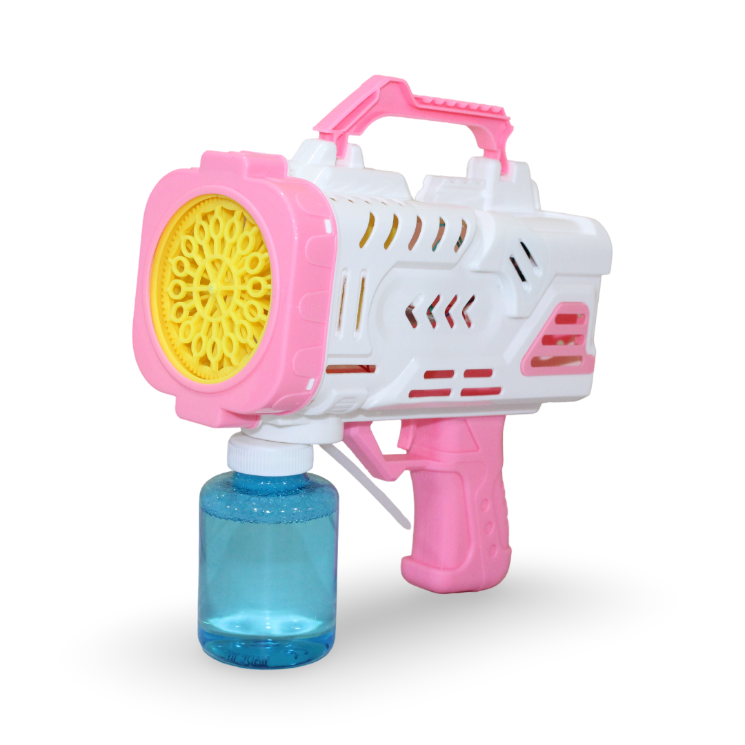 16-Hole Electric Bubble Machine Gun – Pink