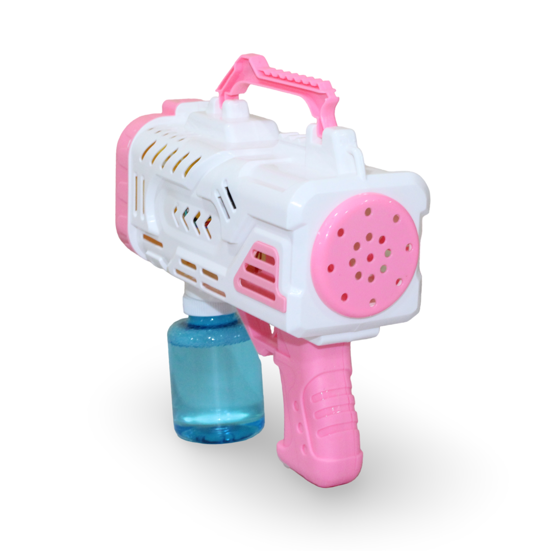 16-Hole Electric Bubble Machine Gun – Pink