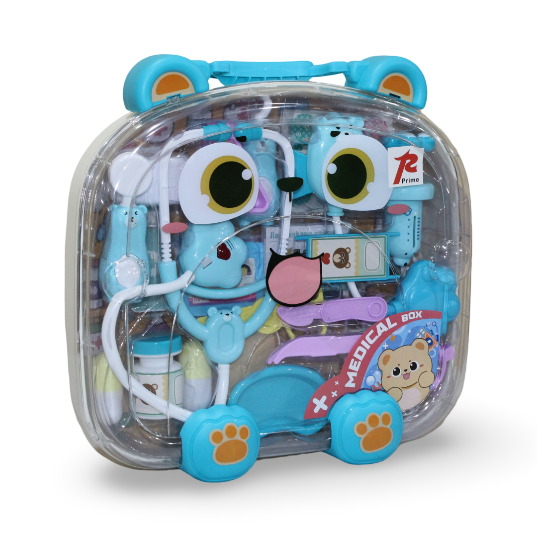 Doctor Toy Set in Blue Bear