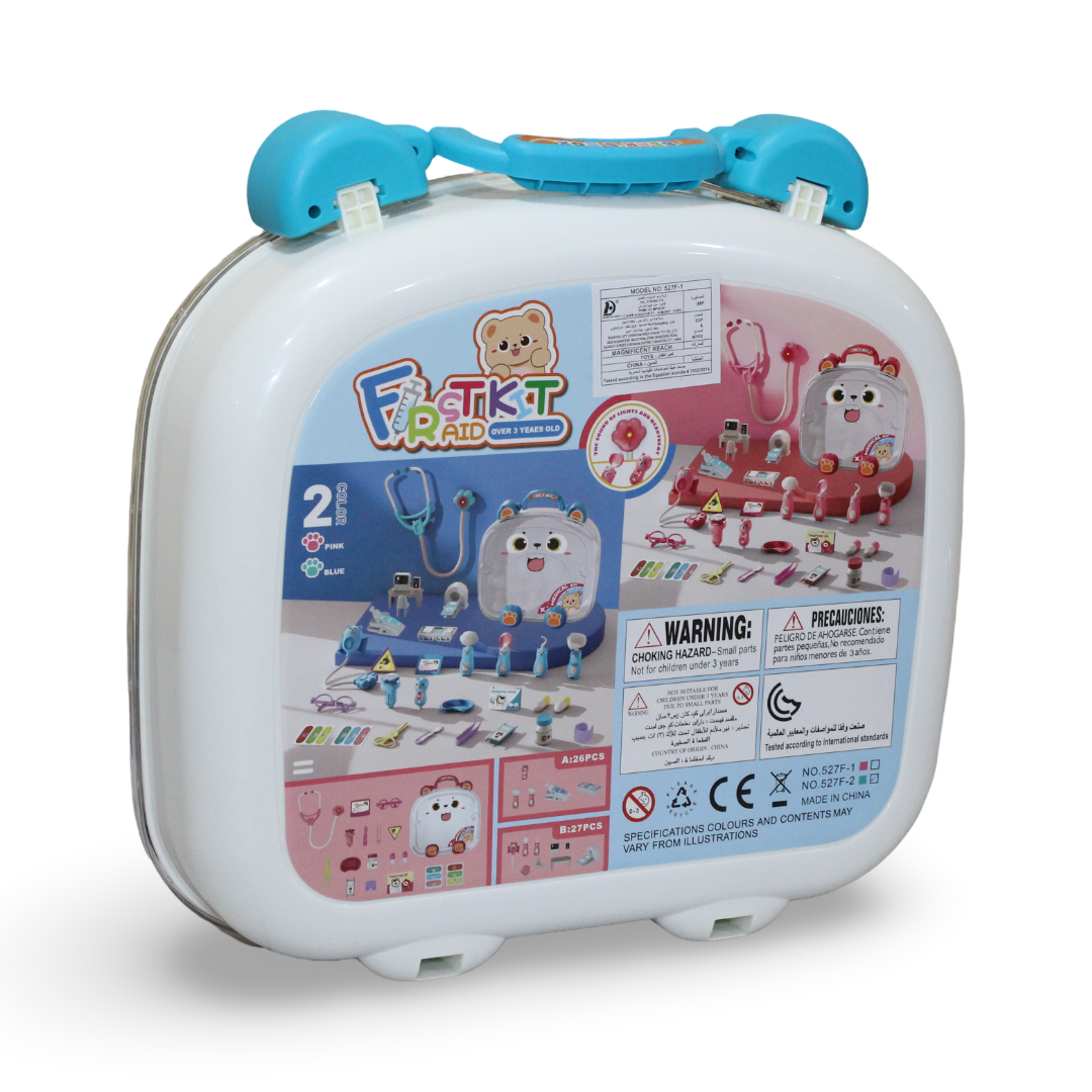 Doctor Toy Set in Blue Bear