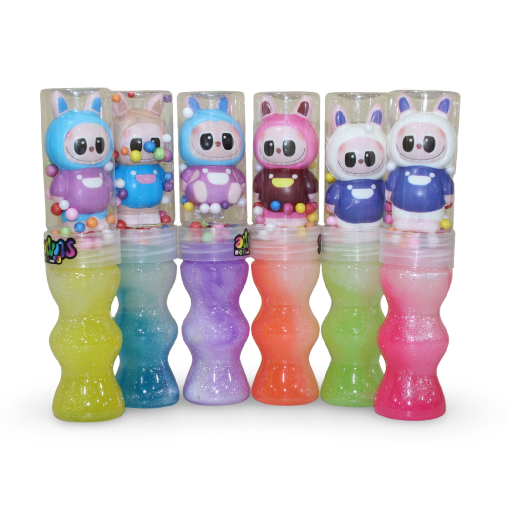 Labubu Glitter Crystal Slime Bottle (1 Pcs)