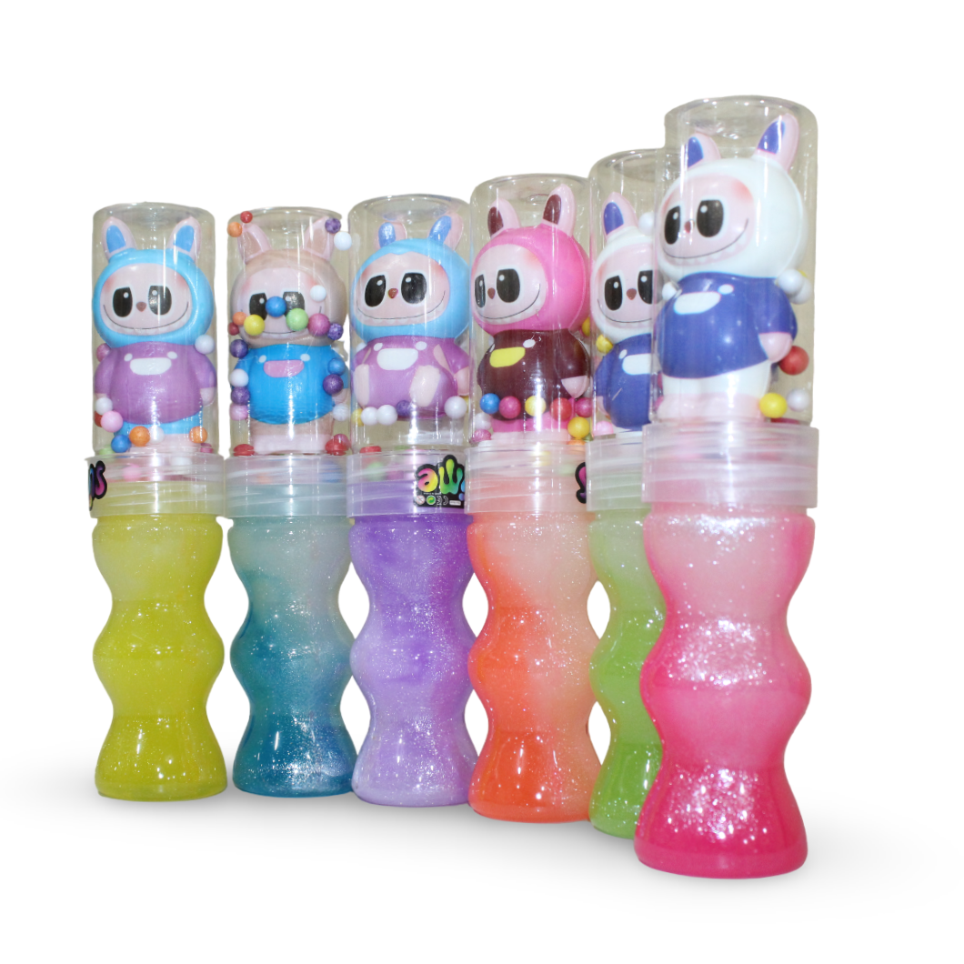 Labubu Glitter Crystal Slime Bottle (1 Pcs)