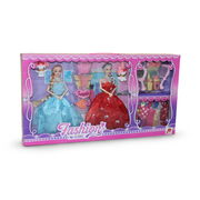 Fashion 2 Dolls with Dresses and Accessories