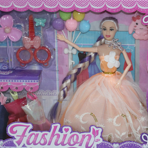 مجموعة دمية الأزياء "Yippee Girl Little Princess" مع سكوتر وفساتين وإكسسوارات