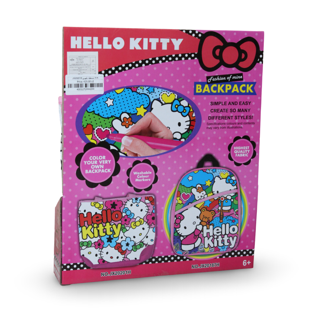 Hello Kitty "Color Your Own" Backpack Activity Set