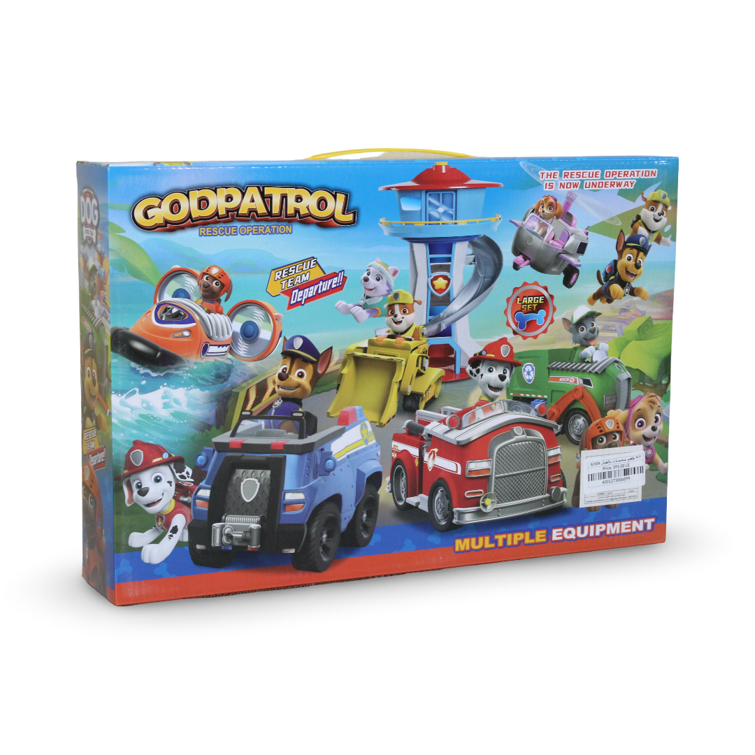 "Godpatrol" Paw Patrol Playset Tower and Vehicles