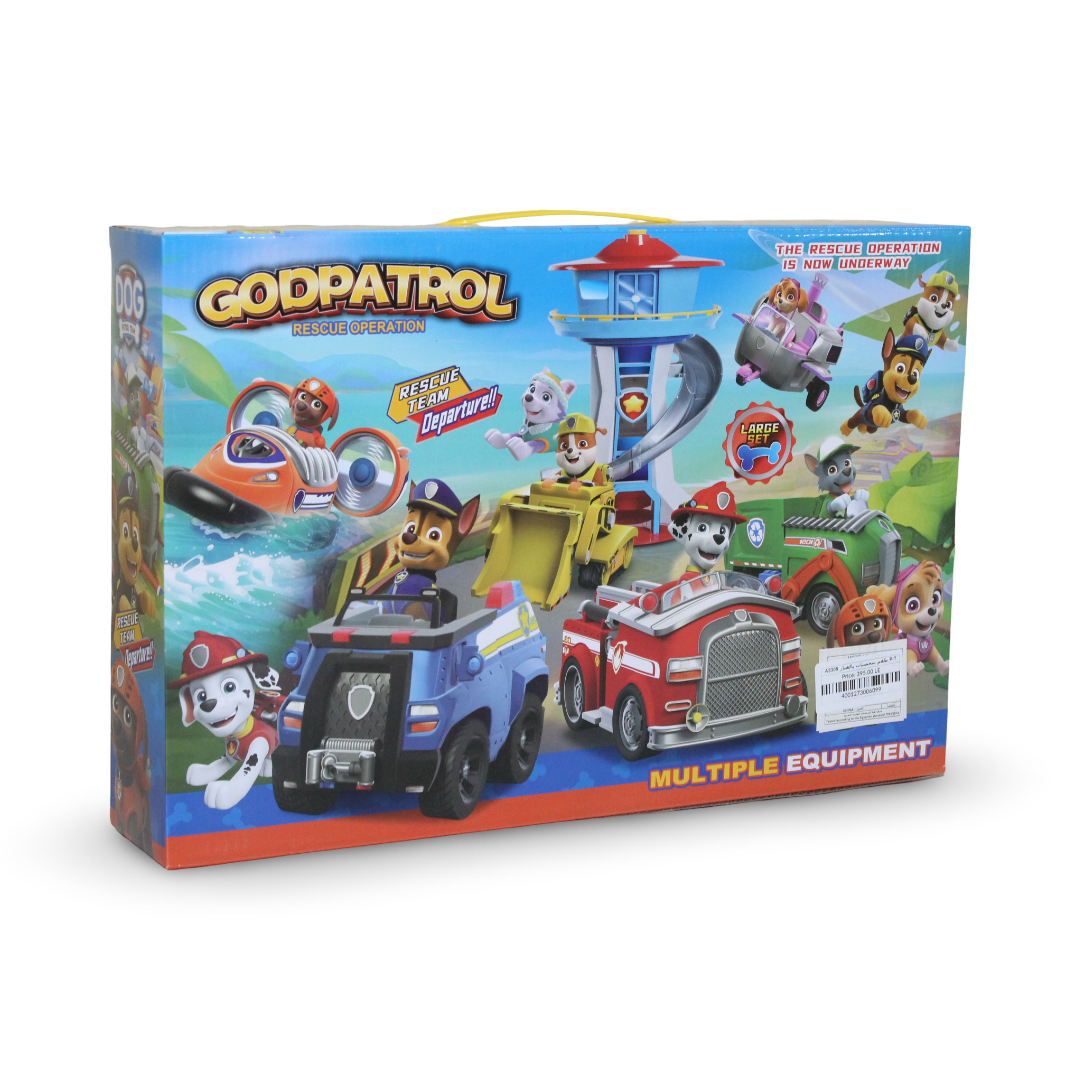 "Godpatrol" Paw Patrol Playset Tower and Vehicles