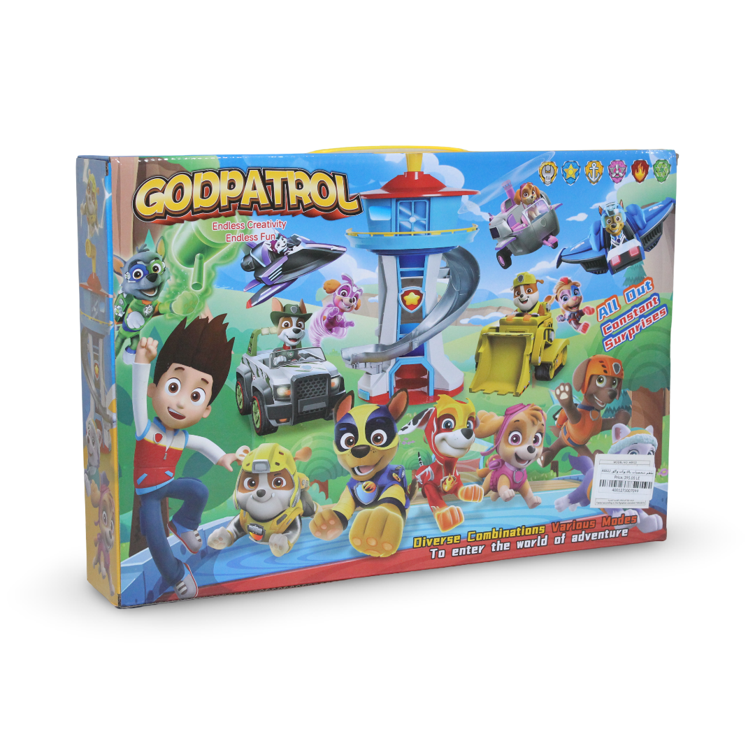 "Godpatrol" Paw Patrol Playset Tower and Character Figures