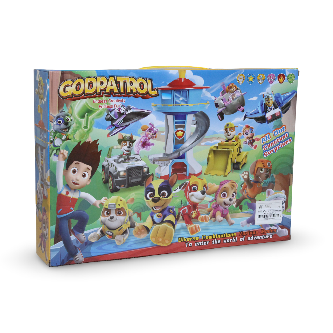 "Godpatrol" Paw Patrol Playset Tower and Character Figures