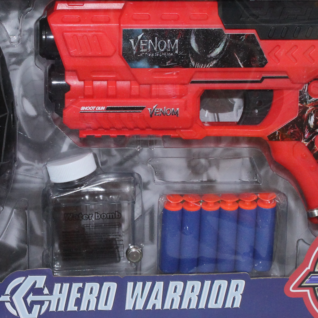Venom 2-in-1 Toy Gun Set with Mask