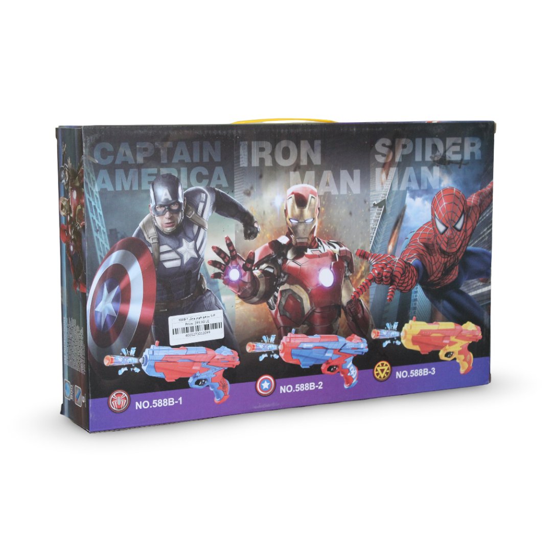 Avengers Infinity War Spider-Man 2-in-1 Multifunction Power Gun Toy Set
