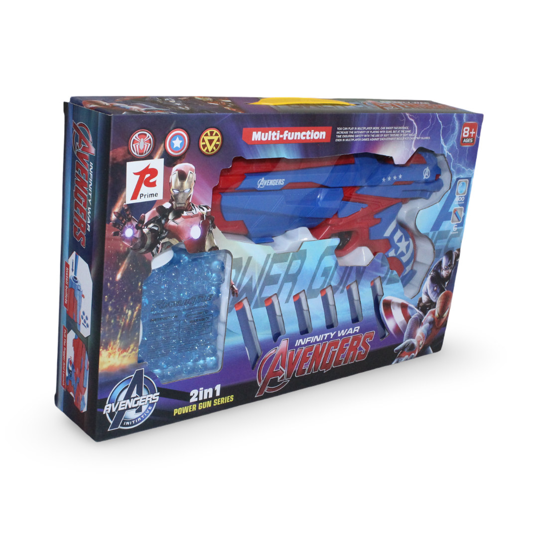 Avengers Infinity War 2-in-1 Power Gun Series Toy Set - Toys - Prime
