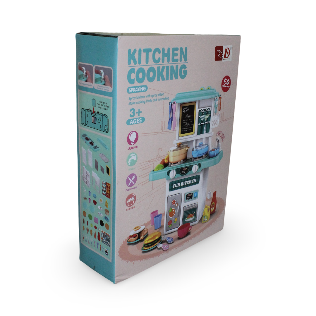 Fun Kitchen Cooking Toy Set – 50 Pcs