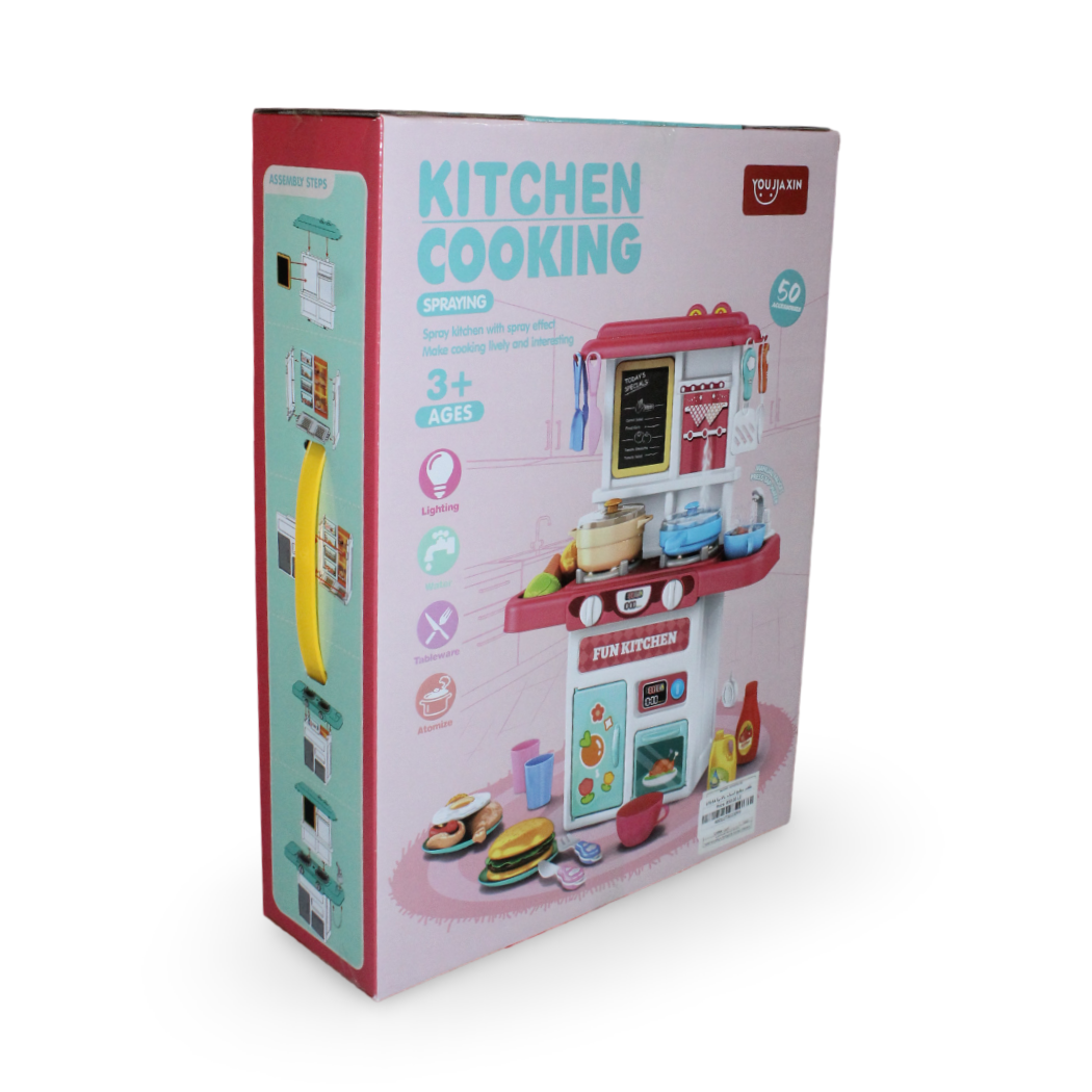Fun Kitchen Cooking Toy Set – 50 Pcs
