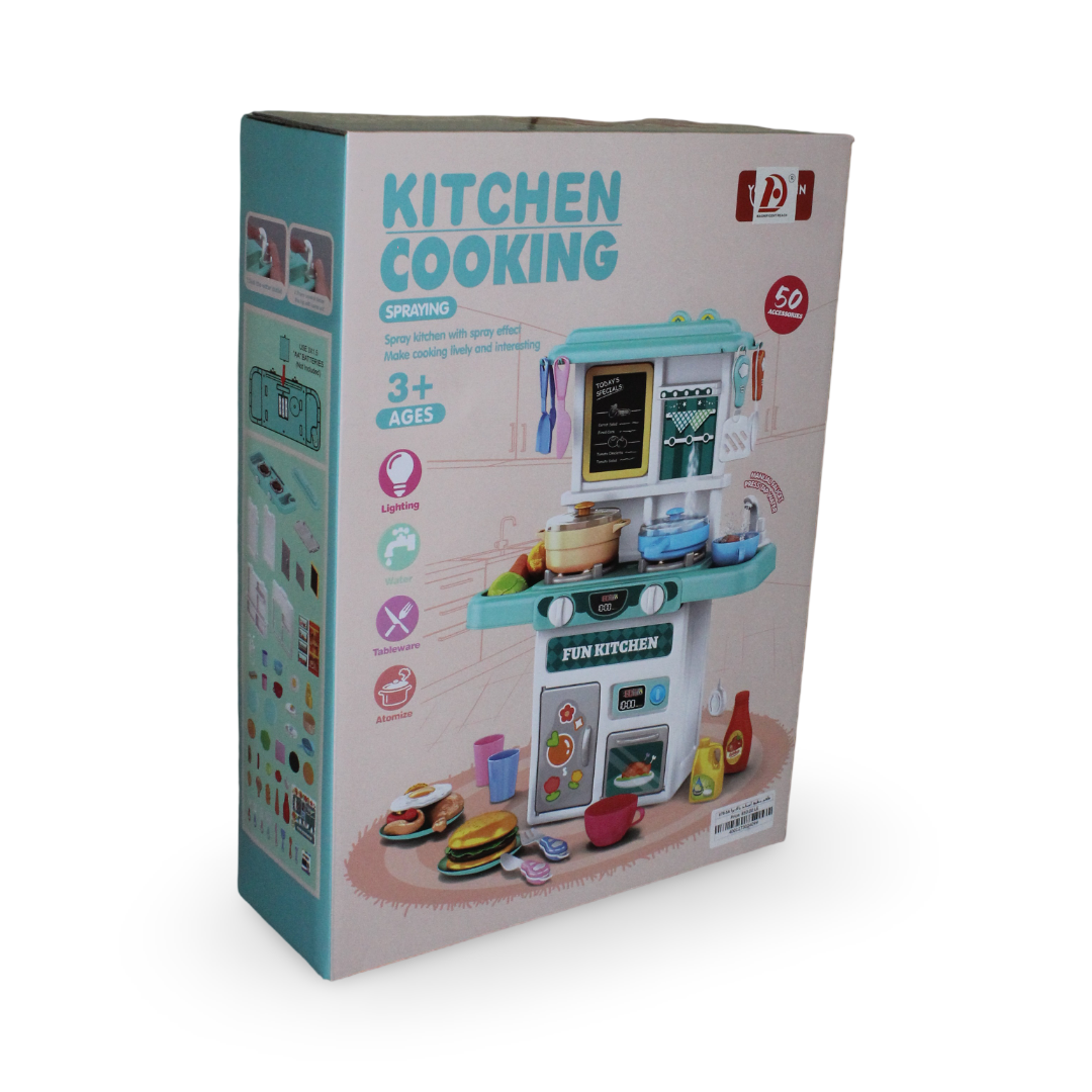 Fun Kitchen Cooking Toy Set 50 Pcs – Mint