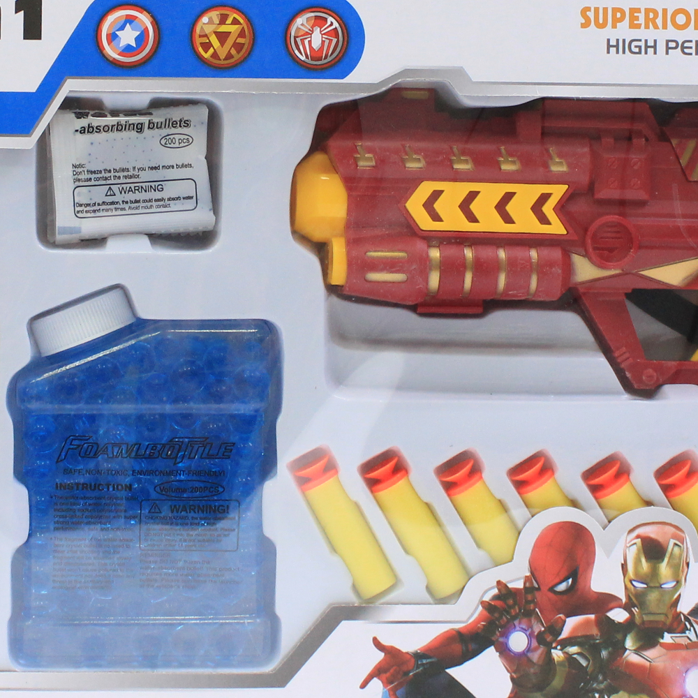 Marvel Iron Man Power Gun Series with mask 2 in 1