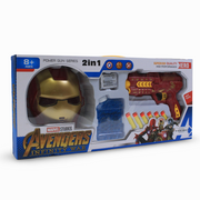 Marvel Iron Man Power Gun Series with mask 2 in 1