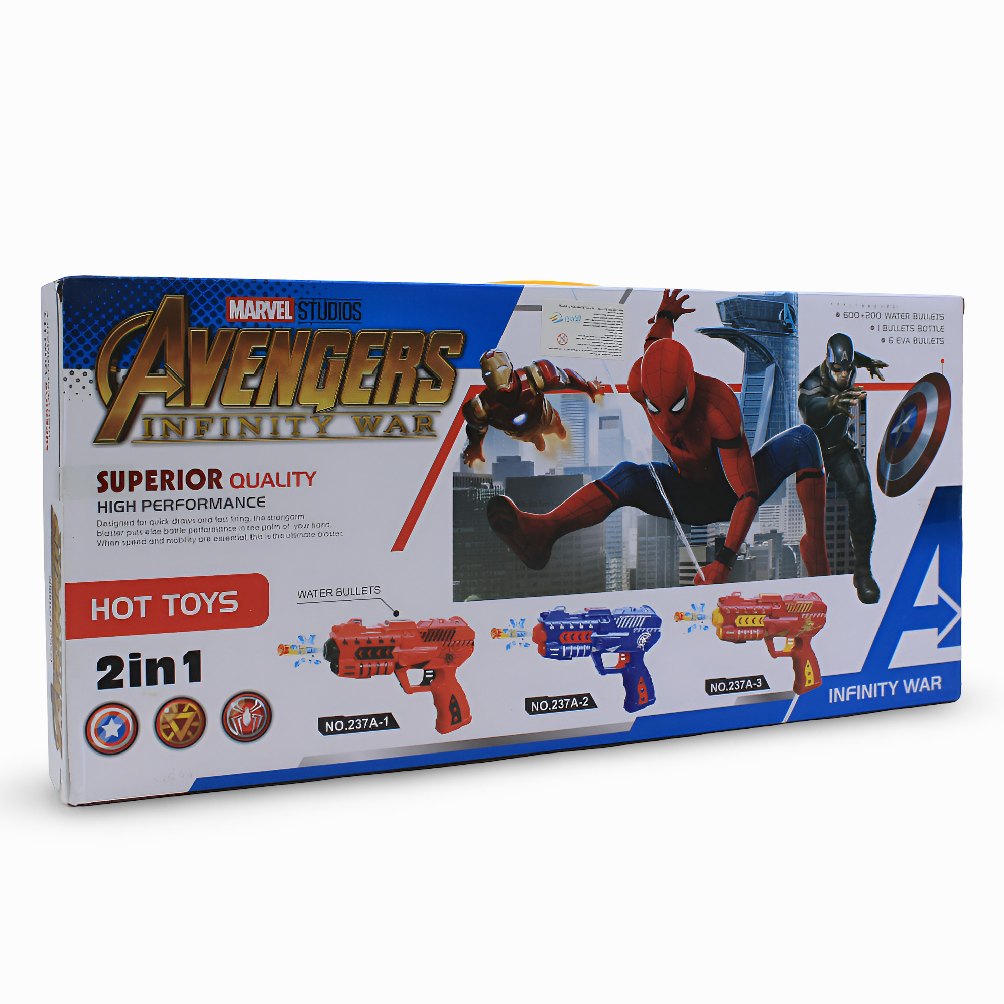 Marvel Iron Man Power Gun Series with mask 2 in 1