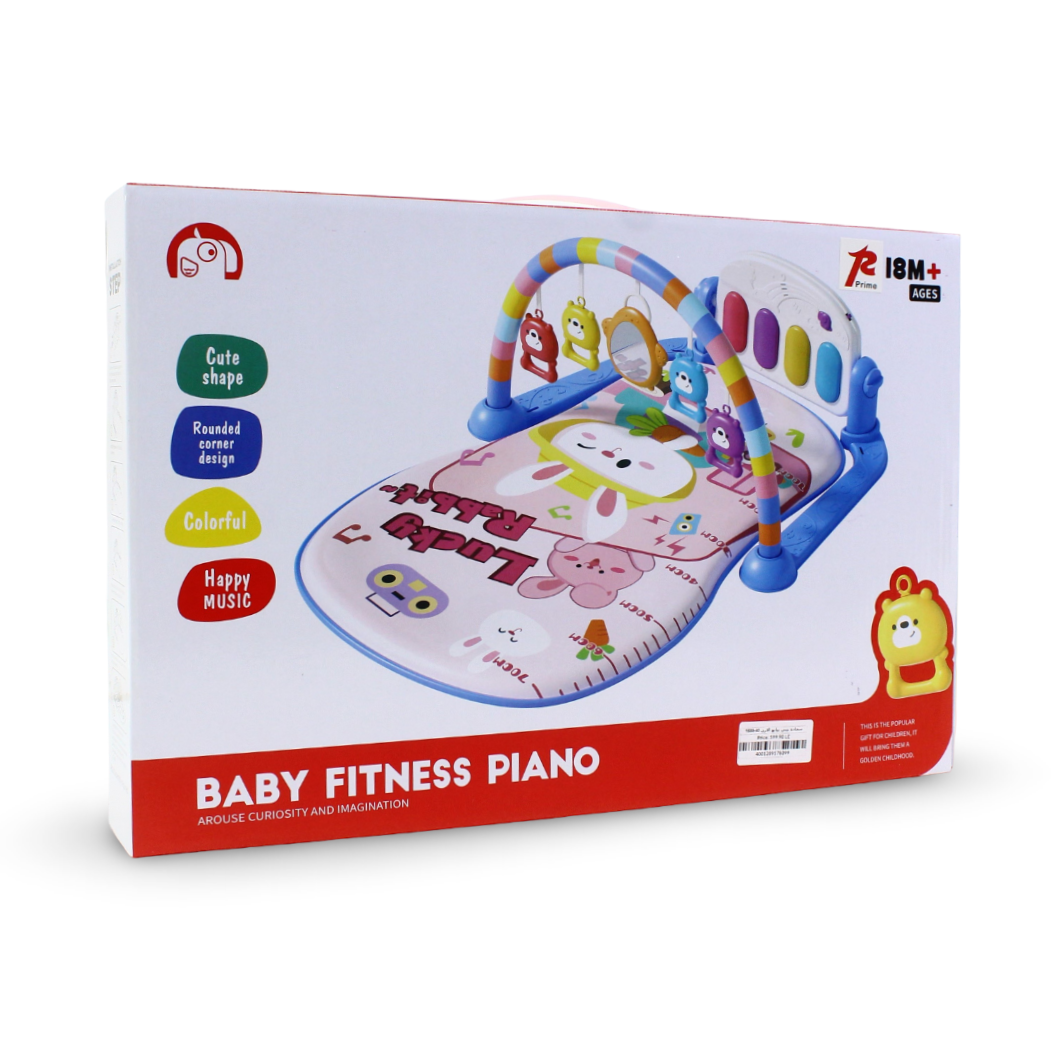 Baby Fitness Piano Activity Play Mat – Baby Blue