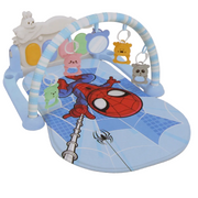 BeBeelin Baby Pedal Piano – Baby Blue with Spider-Man Print