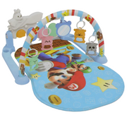 BeBeelin Baby Pedal Piano – Baby Blue with Super Mario Print