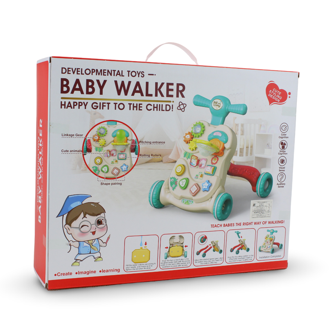 Developmental Activity Toy Baby Walker – Green