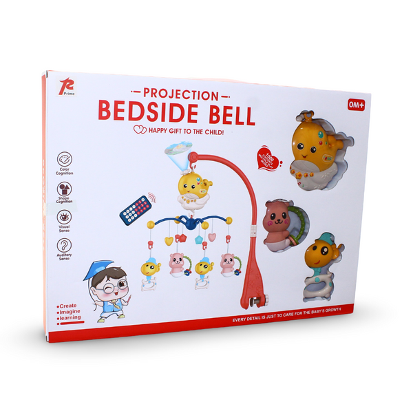 Projection Bedside Bell Musical Baby Crib Mobile