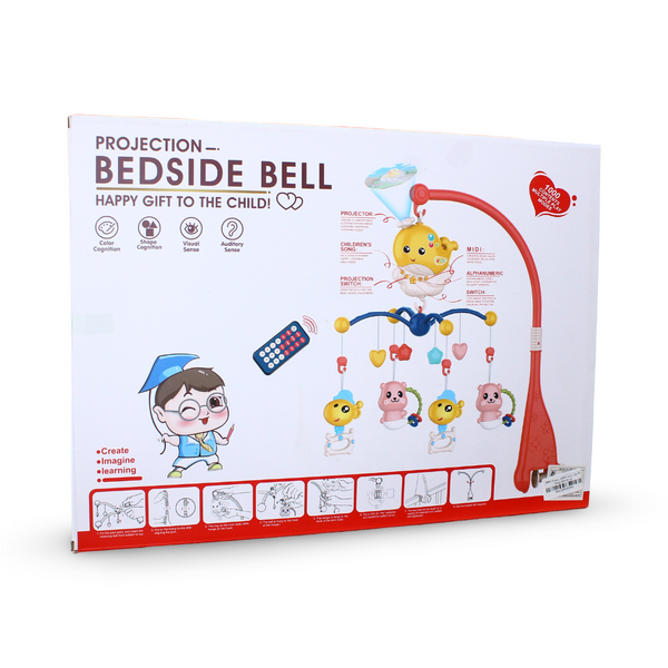 Projection Bedside Bell Musical Baby Crib Mobile