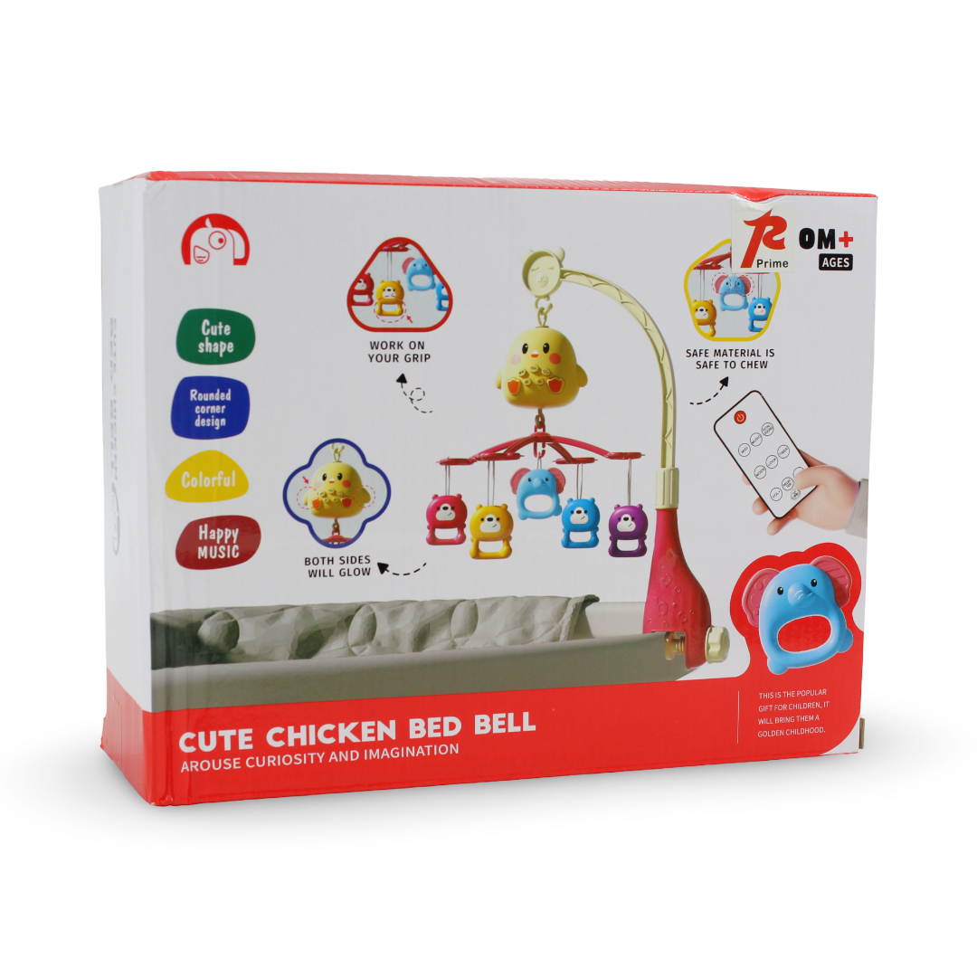 Musical Cute Chicken Bed Bell – Baby Blue