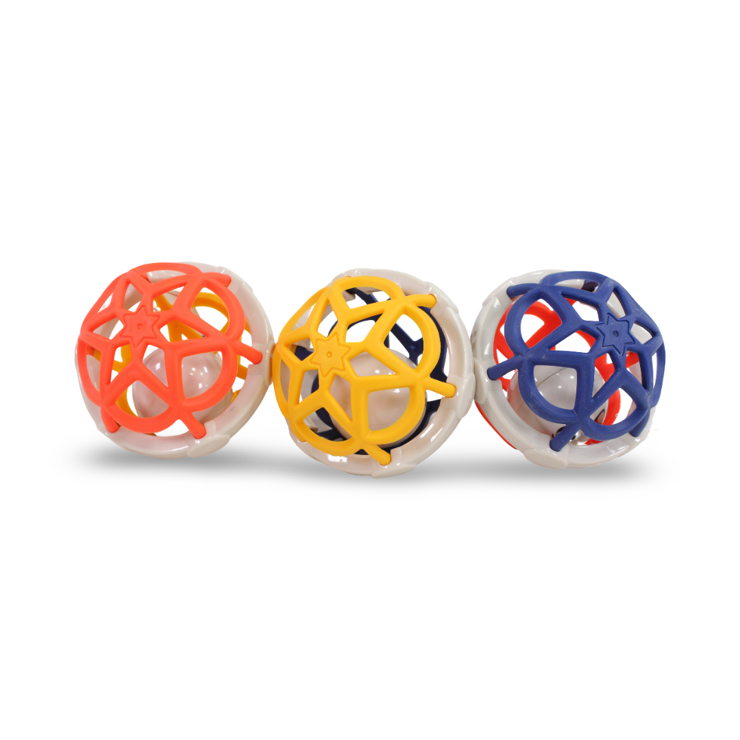 Baby Teething and Rattle Balls (1 Pcs)