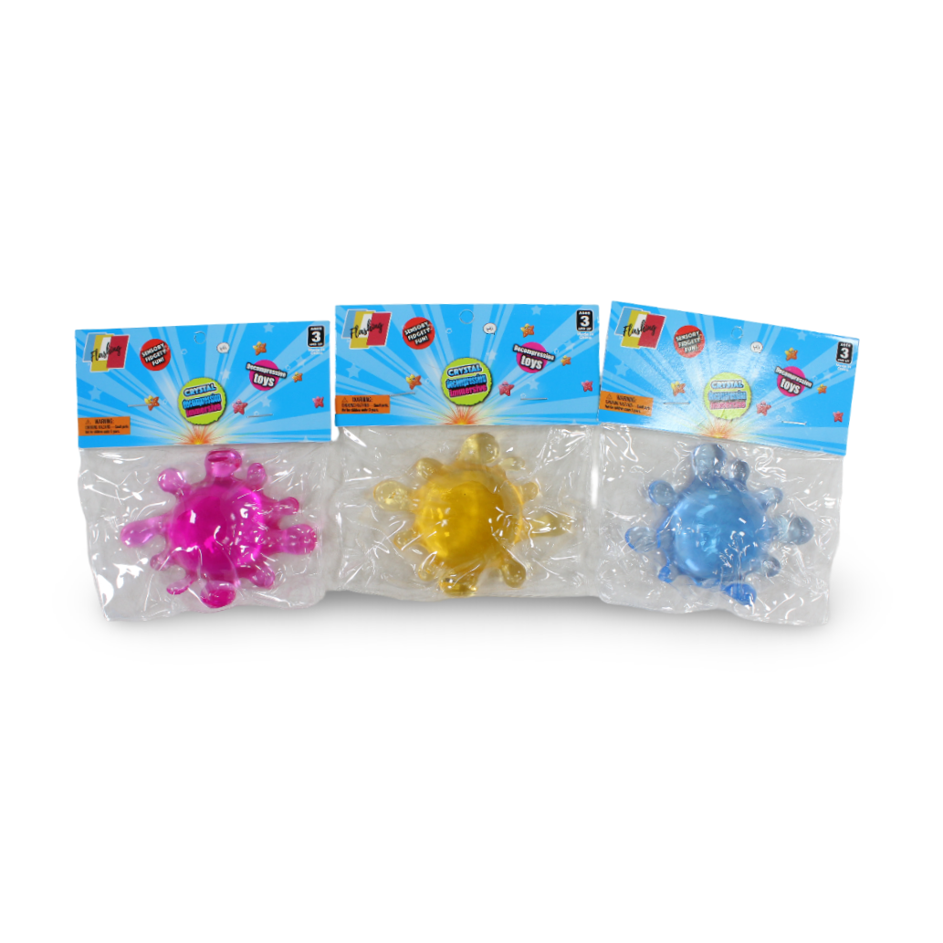 Crystal Jellyfish Squishy Sensory Toy – Assorted Colors