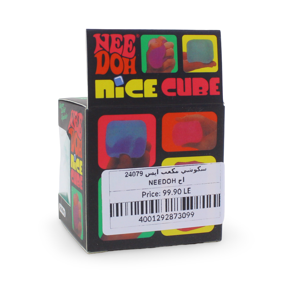 NeeDoh Nice Cube Sensory Squeeze Toy – Green