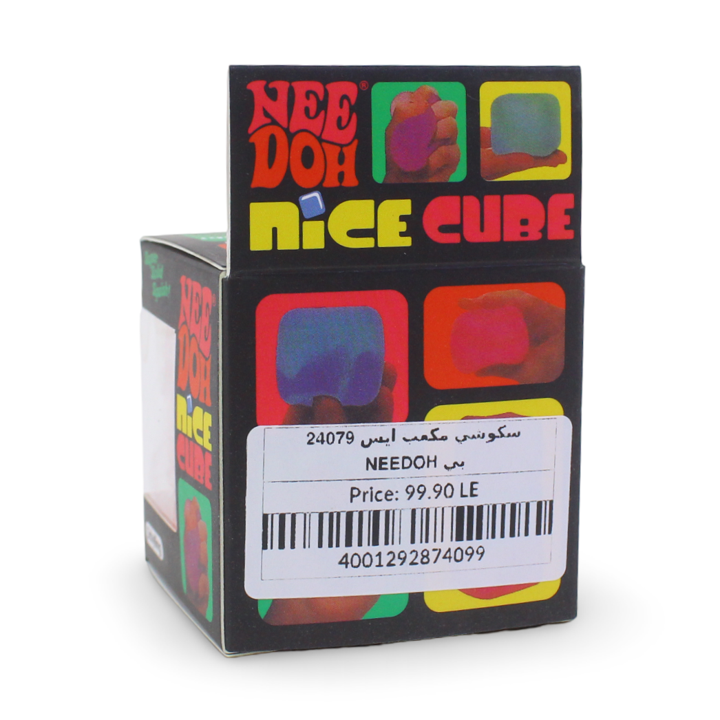 NeeDoh Nice Cube Sensory Squeeze Toy – Pink