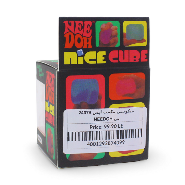 NeeDoh Nice Cube Sensory Squeeze Toy – Pink