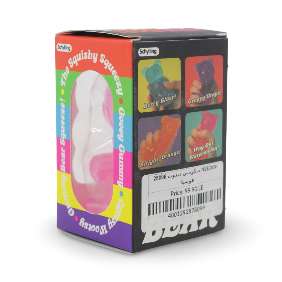 NeeDoh Schylling Gummy Bear – Fuchsia