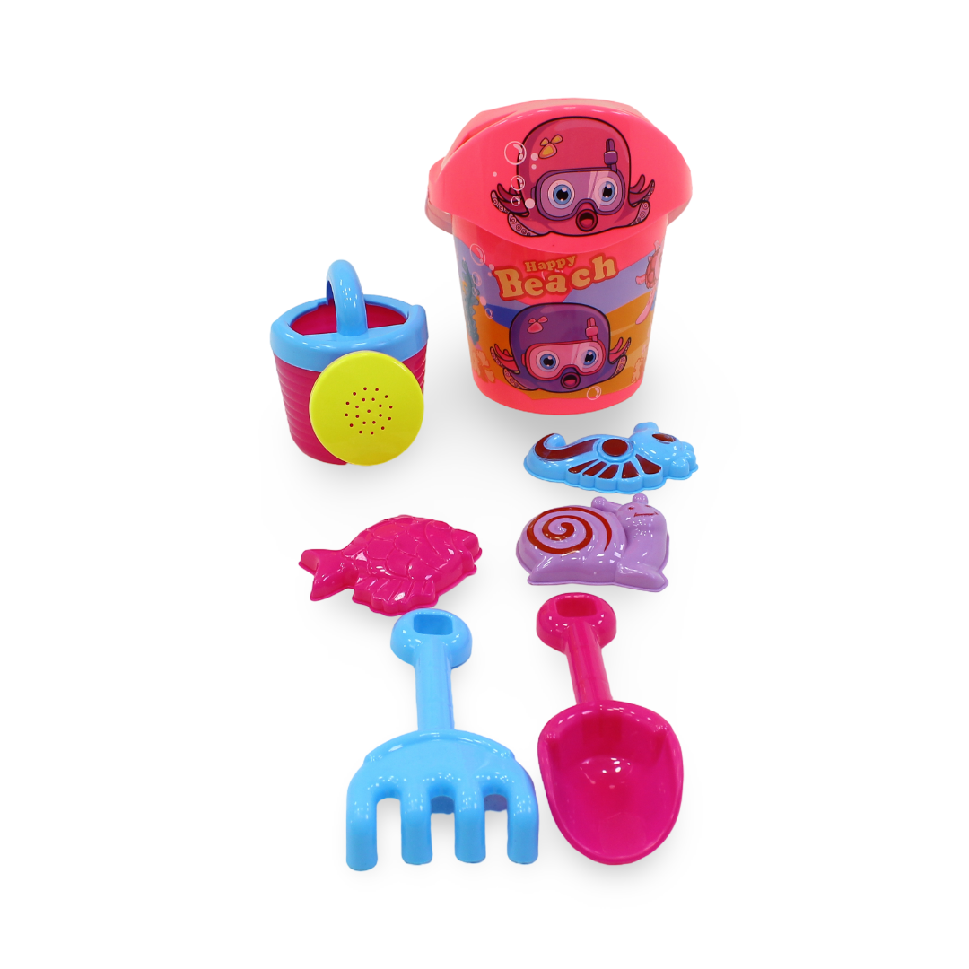 Happy Beach Sand Toy Set – Pink - Summer - Ourkids