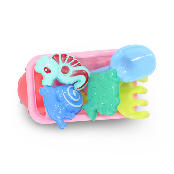 Octopus Beach Toy Set – Pink & Salmon