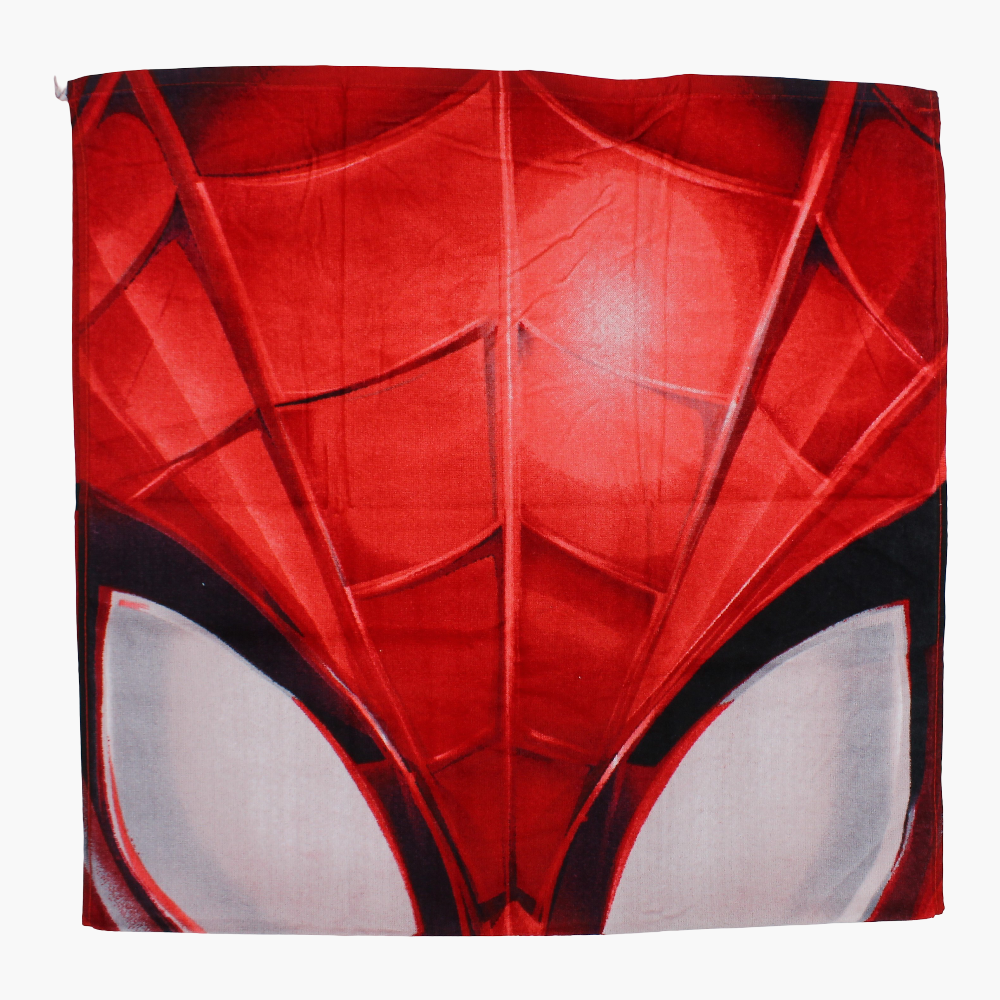 Boys Beach Towel – Red with Spiderman Print (60×120 cm)