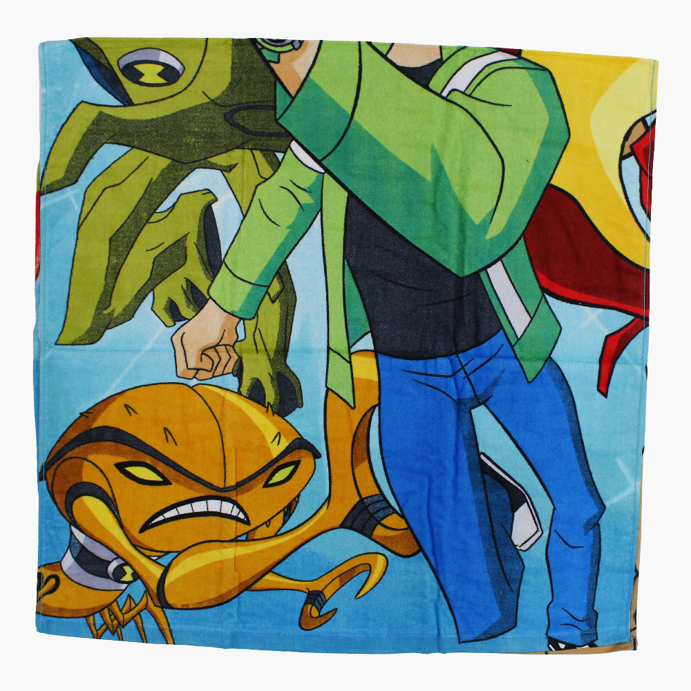 Boys Beach Towel – Multicolored with Ben Ten Print (70×140 cm)