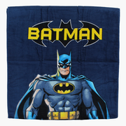 Boys Beach Towel – Navy Blue with Batman Print (70x140 cm)