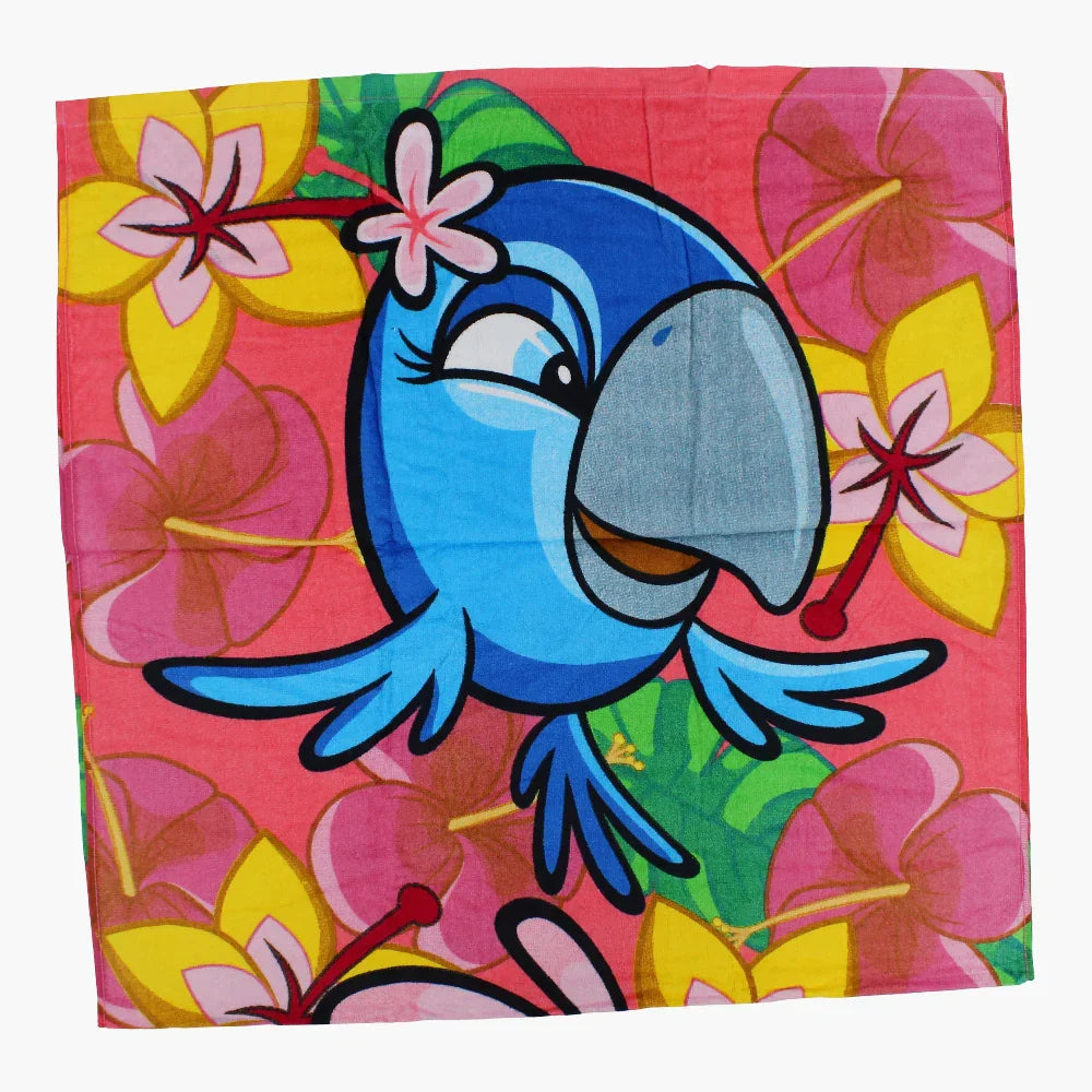 Girls Beach Towel – Watermelon with Angry Birds Print (70x140 cm) - Clothing - Al-Majd