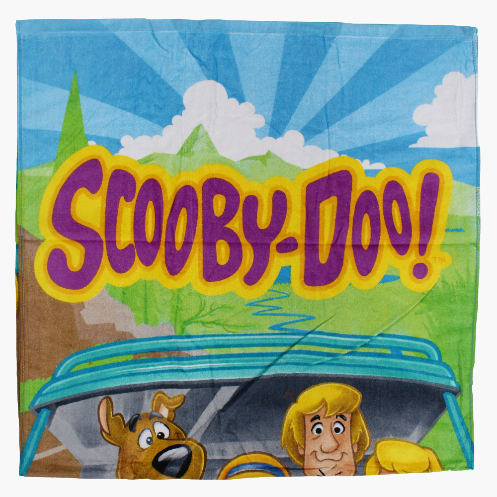 Unisex Beach Towel – Multicolored with Scooby-Doo Print (70×140cm)