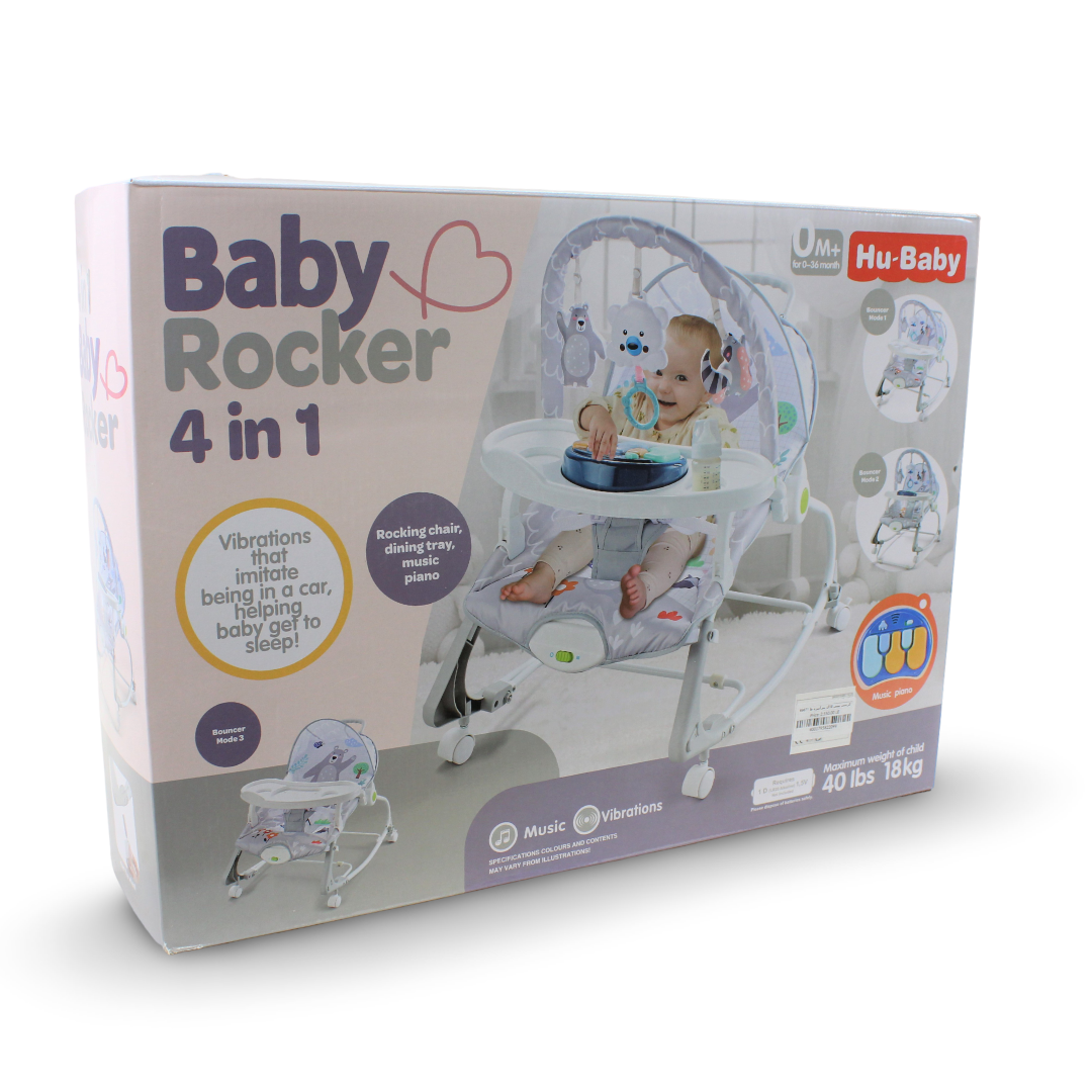 Hu-Baby Baby Rocker 4 in 1 – Green