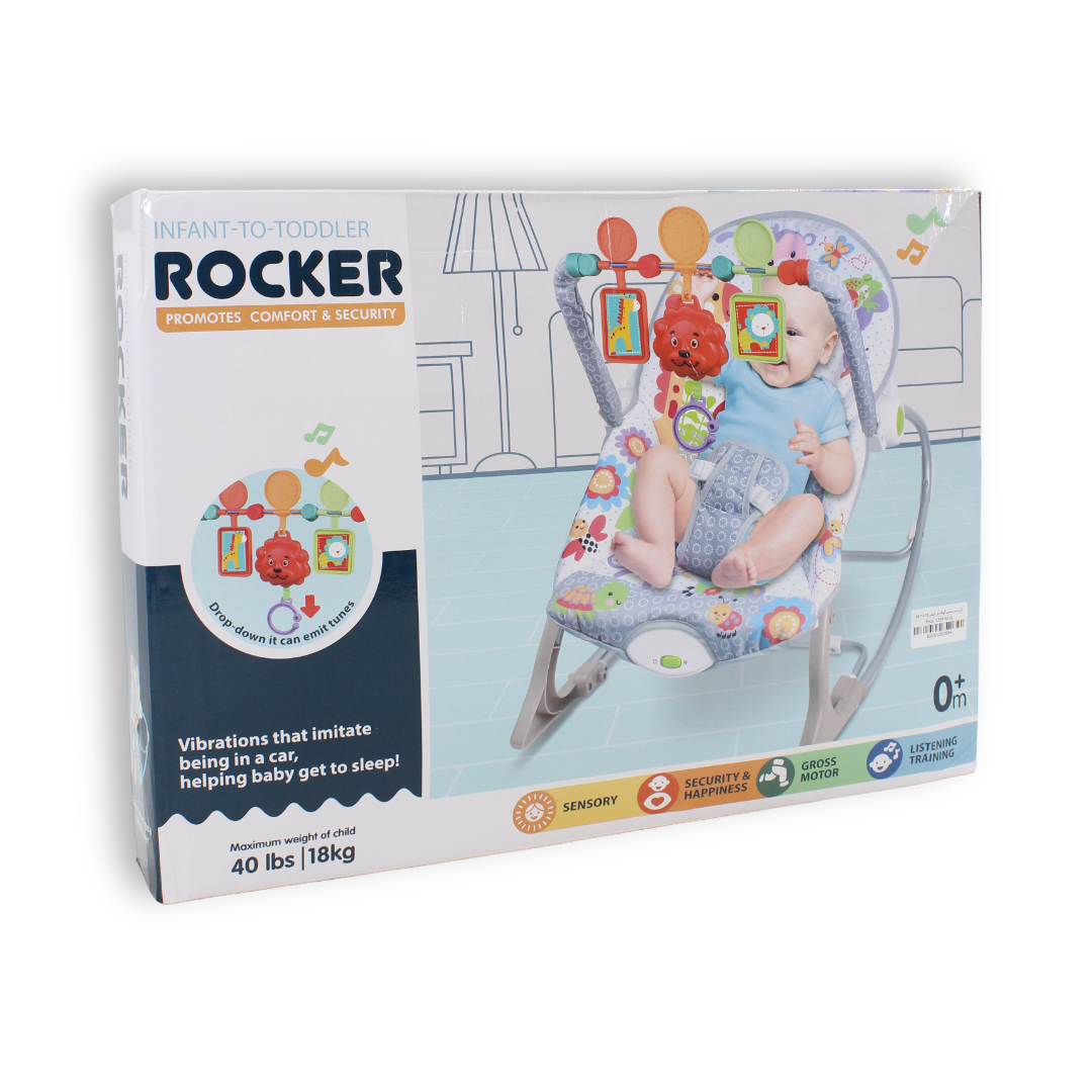 Infant-to-Toddler Rocker (Baby Bouncer & Rocking Chair) – Baby Blue