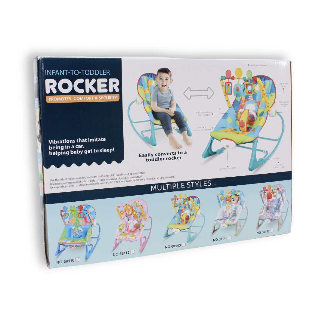 Infant-to-Toddler Rocker (Baby Bouncer & Rocking Chair) – Baby Blue