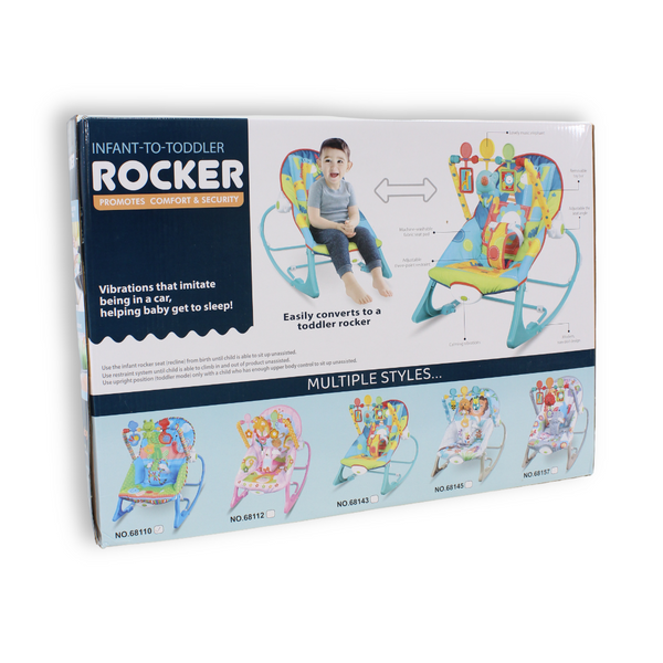 Infant-to-Toddler Rocker (Baby Bouncer & Rocking Chair) – Baby Blue