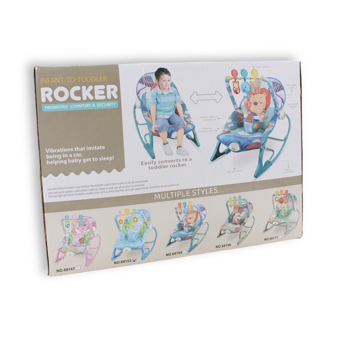 Infant-to-Toddler Rocker (Baby Bouncer & Rocking Chair) – Baby Blue